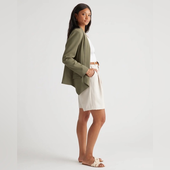 Quince | Stretch Crepe Open Blazer - Picture 4 of 10